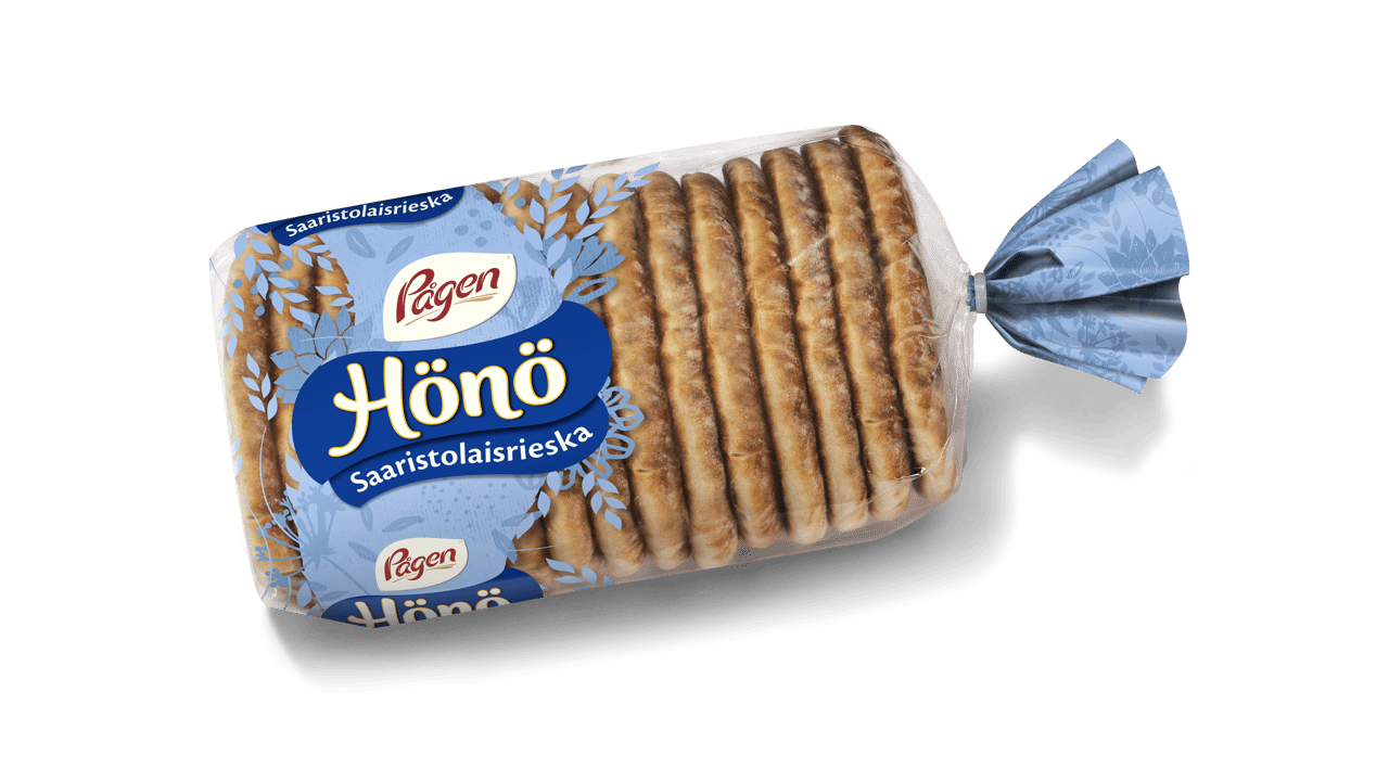 Kuva Hönö Saaristolaisrieska pakkauksessaan