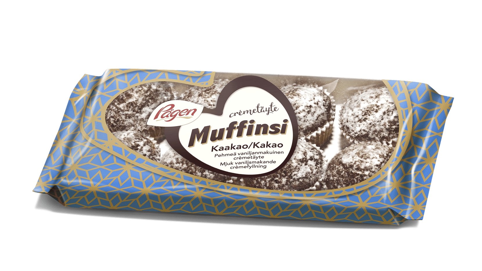 Kuva Cremetäytemuffinsi kaakao pakkauksessaan